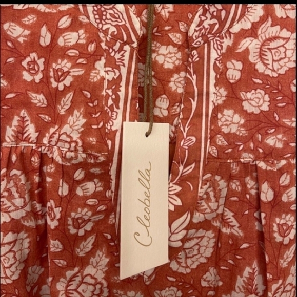 cleobella Ethically Handmade Artisan Crafted Sara Midi Dress - Picture 6 of 8